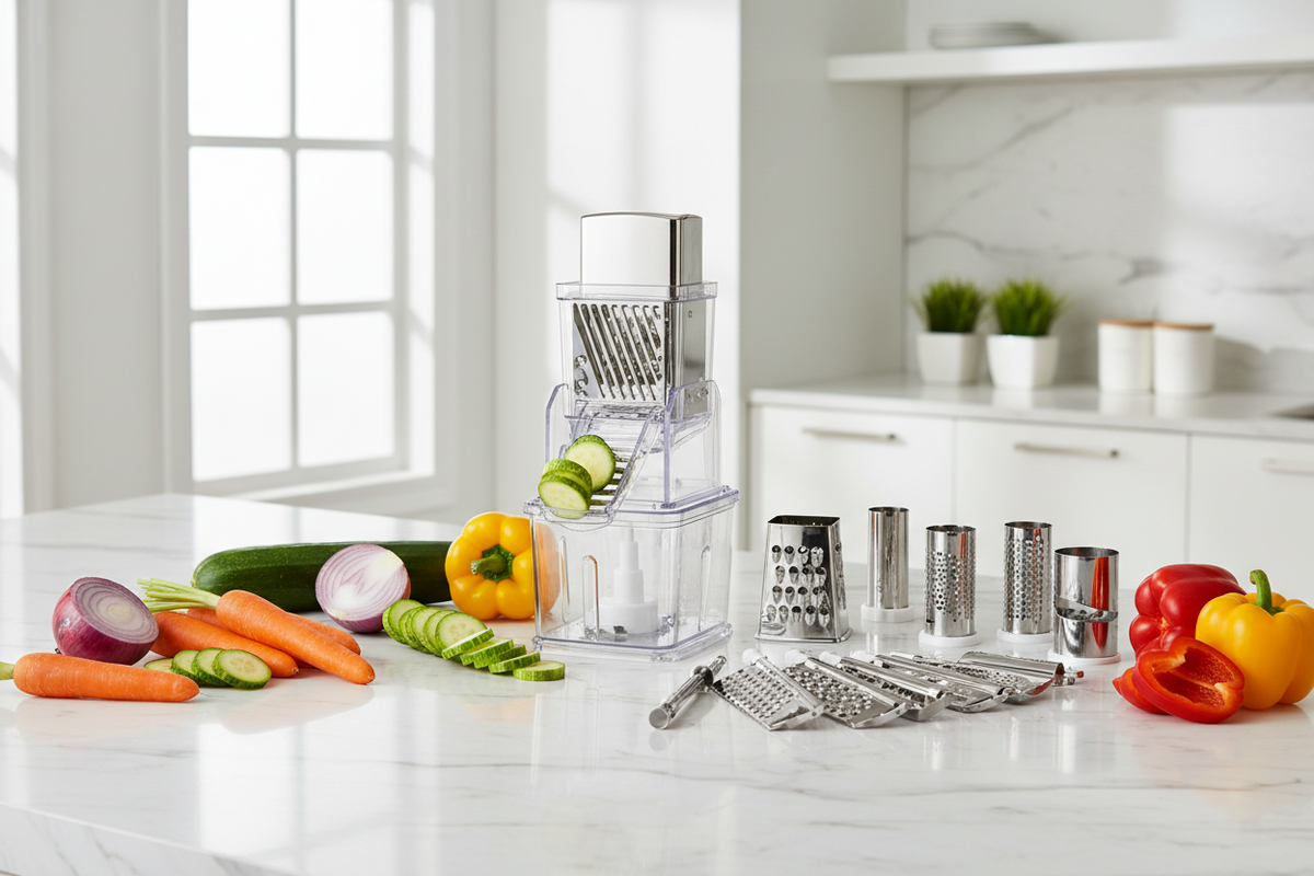 14-Piece Vegetable Chopper & Slicer Dicer